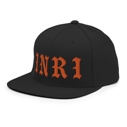 INRI Embroidered Snapback Cap