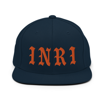 INRI Embroidered Snapback Cap