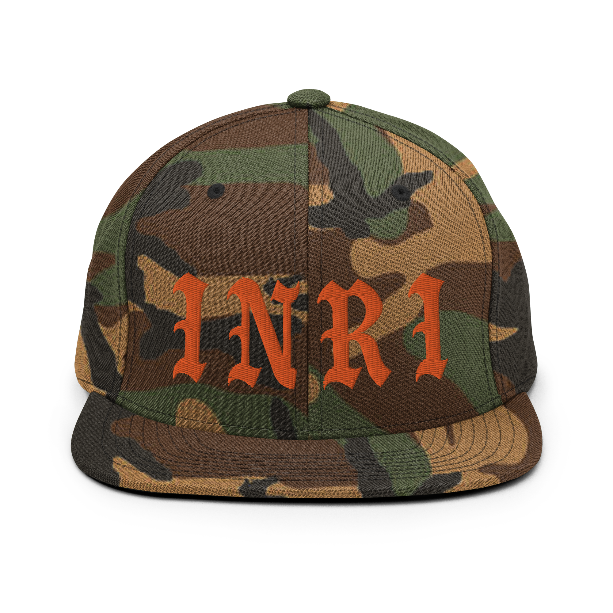 INRI Embroidered Snapback Cap