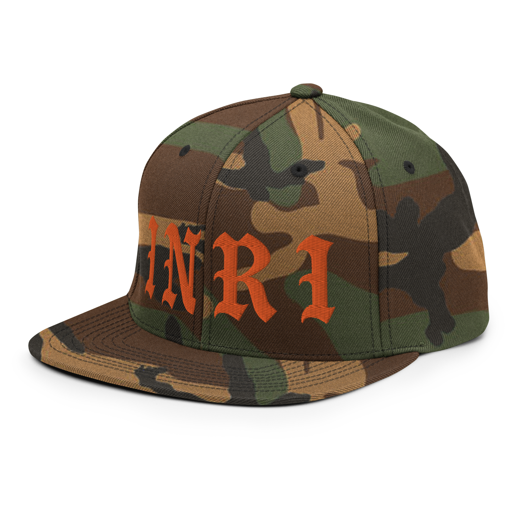 INRI Embroidered Snapback Cap