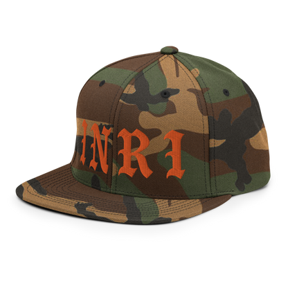 INRI Embroidered Snapback Cap