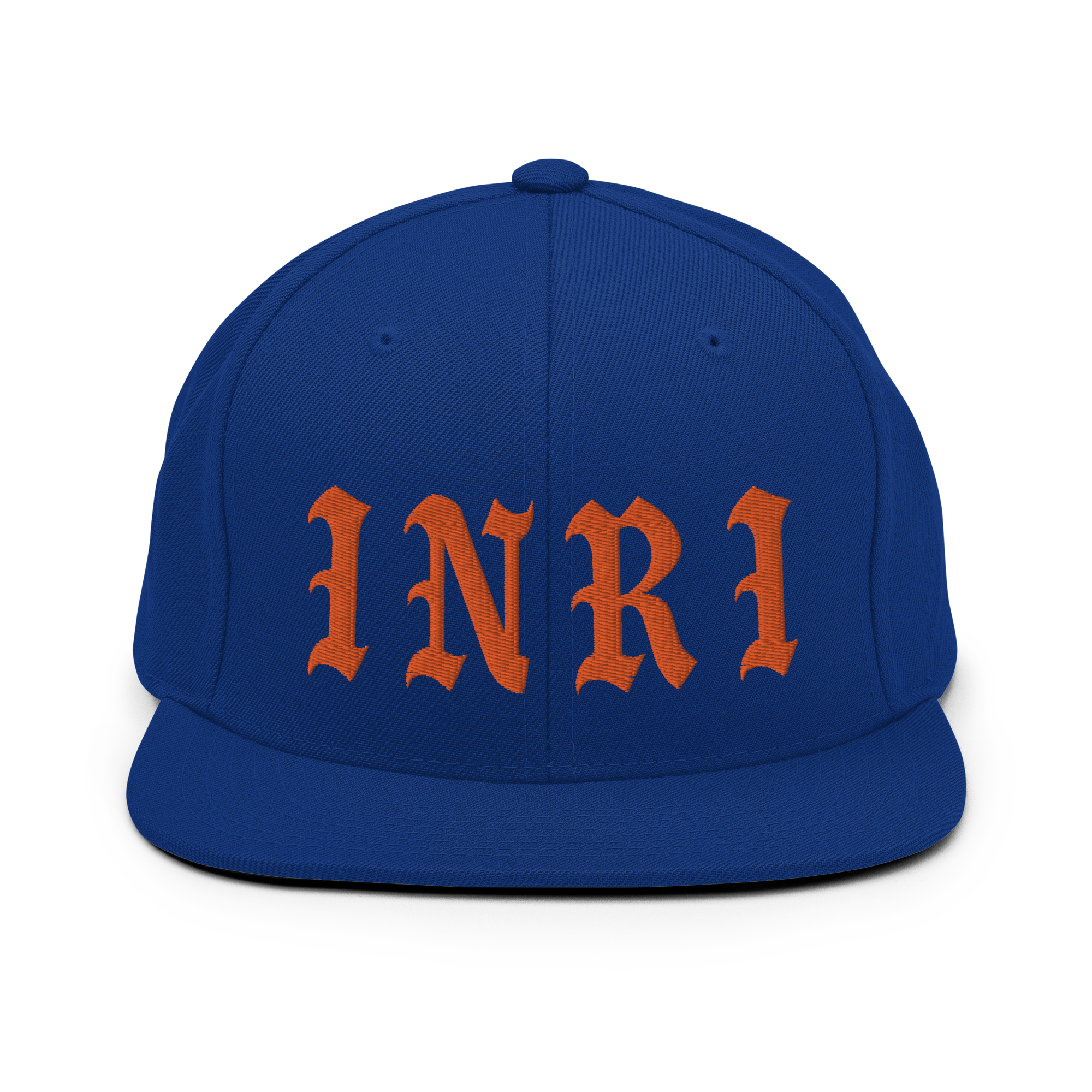 INRI Embroidered Snapback Cap