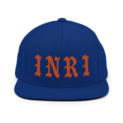 INRI Embroidered Snapback Cap