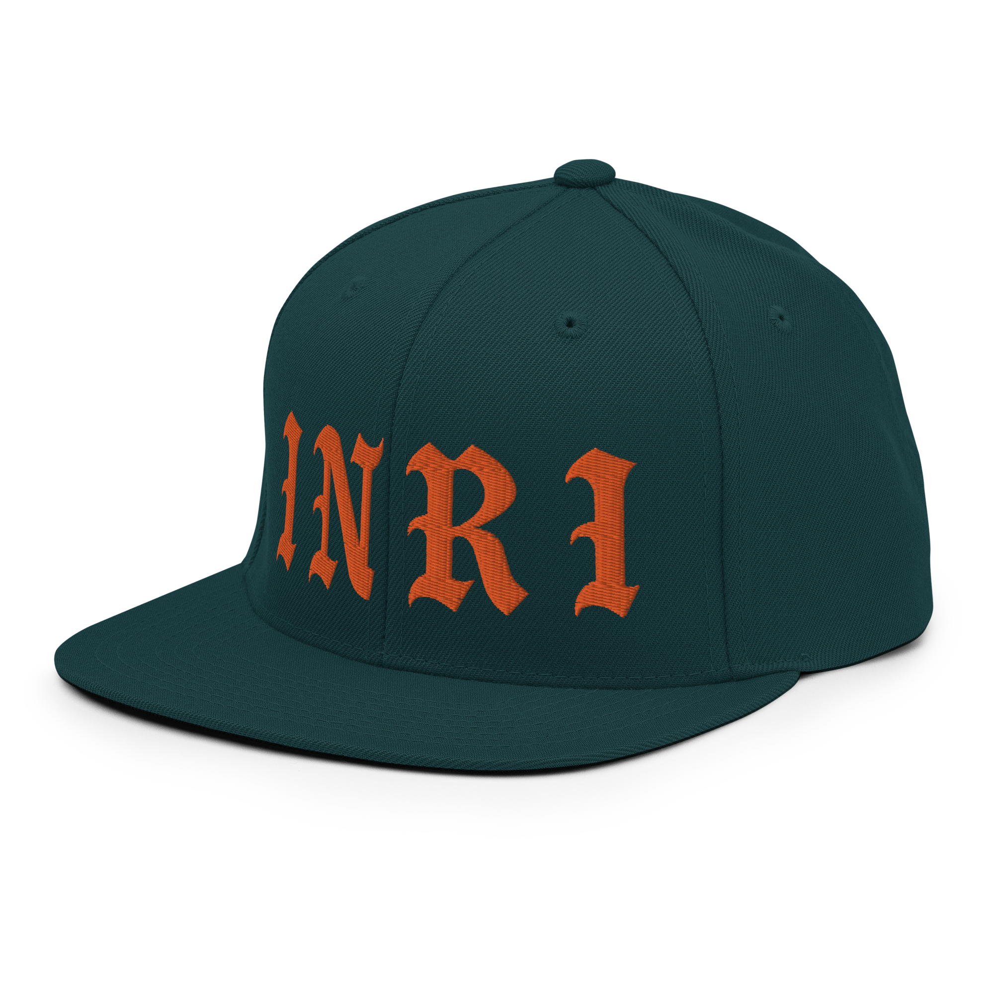 INRI Embroidered Snapback Cap