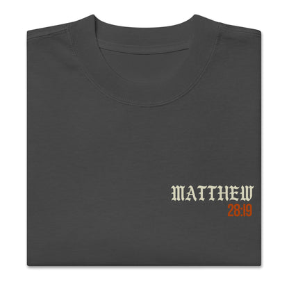 Matthew 28:19 Disciple Tee (Charcoal)