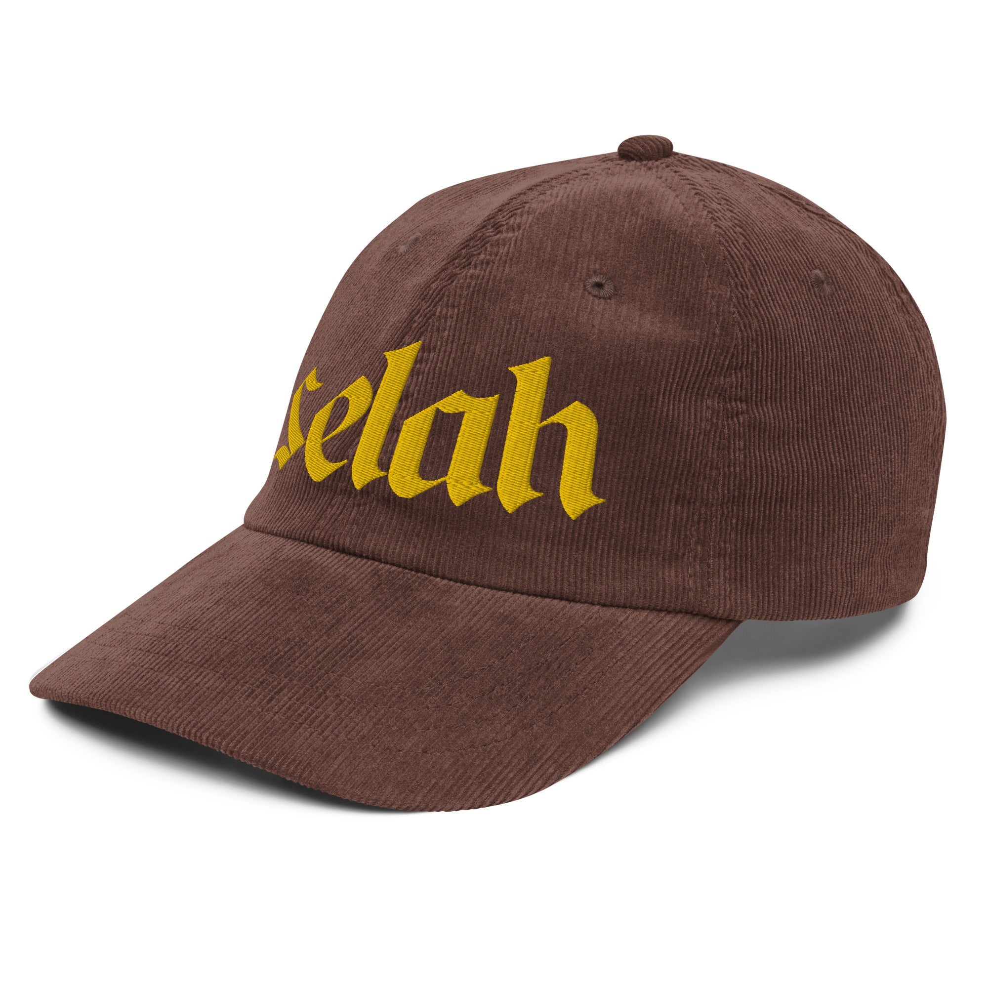 Selah Embroidered Vintage Corduroy Cap