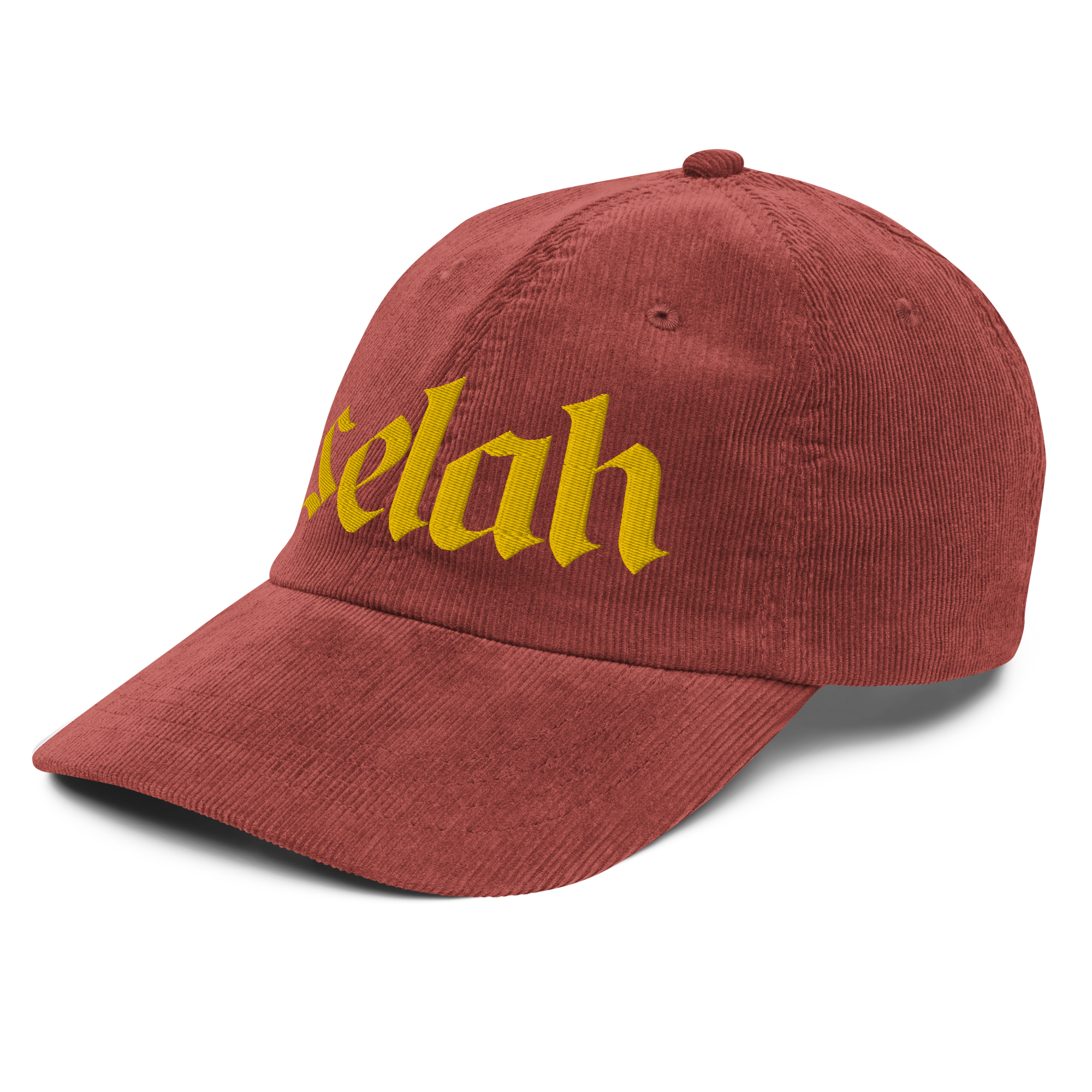 Selah Embroidered Vintage Corduroy Cap