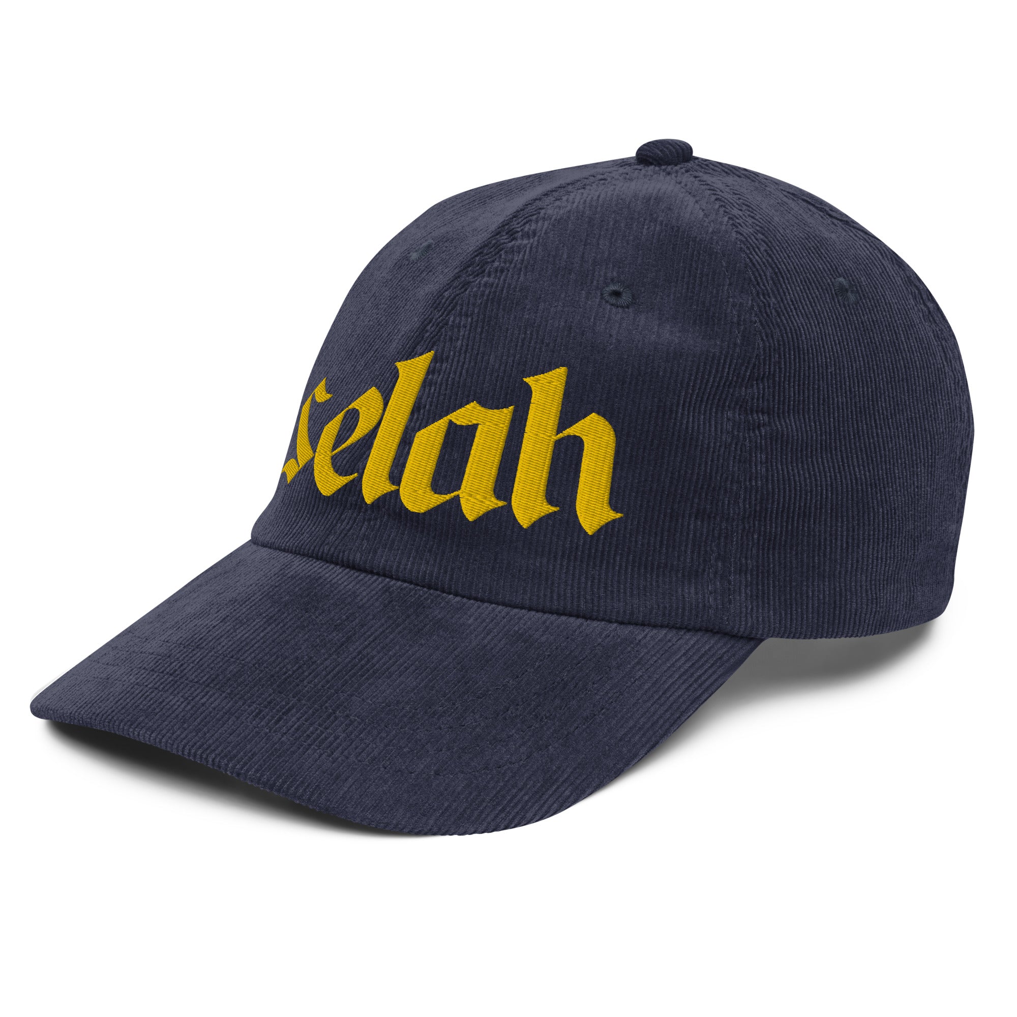 Selah Embroidered Vintage Corduroy Cap